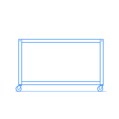 Furniture Desks Go Cart Rolling Desk Stencil Svg Vector, Free Vectors File